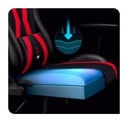 Herné kreslo otočné Diablo X-Horn 2.0 Normal Size čierno-červené Maximálna výška sedadla 59 cm