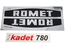 НАБОР НАКЛЕЙКОВ ROMET БОЛЬШОЙ ЦВЕТ ХРОМ KATED 787 БЕЛЫЙ
