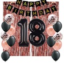 Набор ШАРОВ на восемнадцатилетие 18 ЛЕТ РОЗОВОЕ ЗОЛОТО