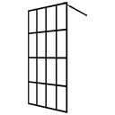 vidaXL Ścianka prysznicowa, przezroczyste szkło hartowane, 80x195 cm Szerokość produktu 80 cm