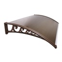 КРЫША НАД ДВЕРЬЮ КРЫША 150 Х 80 ПОЛИКАРБОНАТ