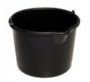 ЧЕРНОЕ ПЛАСТИКОВОЕ ВЕДРО СТРОИТЕЛЬНОЕ 12 Л