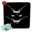 СЕРЕБРЯНЫЙ КОМПЛЕКТ УКРАШЕНИЙ СО СТРЕКОЗОЙ DRAGONFLY DRAGONFLY CELEBRITY серебро 925 пробы