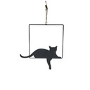 МЕТАЛЛИЧЕСКОЕ ПОДВЕСНОЕ УКРАШЕНИЕ КОШКА