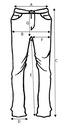 LEE LUKE spodnie męskie zwężane slim W29 L32 Płeć mężczyzna