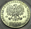 10000 zł złotych 1987 Jan Paweł II SREBRO Rodzaj Monety złotowe