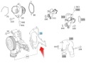 ПРОКЛАДКА ВОДЯНОГО НАСОСА MERCEDES M272 M273 2722010280