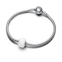 Charms Pandora - Malé biele sklo murano 793118C00 Pohlavie Výrobok pre ženy