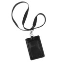 Кожаный футляр для бейджа