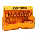 Stacja ścienna Lockout Tagout PC Żółta tablica ścienna Lockout Tagout ...