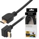 УГОЛ КАБЕЛЯ HDMI 2.0 90° СВЕРХУ FULL HD 4K 3D ВИДЕО АУДИО HDR 1,5 М