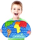 лопни это! Мягкая игрушечная игра-головоломка 3 в 1 с картой мира