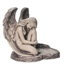 ГИПСОВОЕ УКРАШЕНИЕ ФИГУРКА АНГЕЛА НА МОГИЛУ ДЛЯ МОГИЛЫ