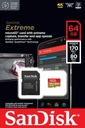 Karta microSD SanDisk Extreme 64 GB 170/80 MB/s EAN (GTIN) 619659169794