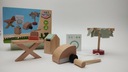 Деревянные аксессуары для кукольного домика Доска для стирки гладильная доска Mini Matters