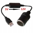 ADAPTADOR CONVERTEDOR USB RANURA ENCENDEDOR 12V 