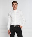 biela košeľa meska elegantná košeľa meska tommy hilfiger jeans slim fit Odtieň krém (ivory)