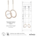 Gymnastické krúžky MAMOI Kód výrobcu RIN_KOL_V2_DRAB
