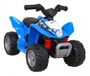 Quad Honda 250X TRX na akumulator Niebieski + Klakson + LED + Ekoskóra Pojemność akumulatora 4 mAh