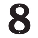 ЦИФРА НОМЕРА 8 АДРЕСНАЯ ТАБЛИЧКА НЕРЖАВЕЮЩАЯ НЕРЖАВЕЮЩАЯ