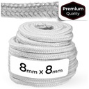 Герметик для духовки ВЕРЕВКА ТЕРМОСТОЙКАЯ 8ммх8мм 1М