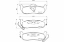 PADS HAM. NISSAN T. NAVARA 05- SYS BOSCH 