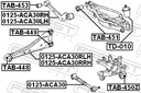 VARILLA BARRA LONGITUDINAL TRASERO PARTE TRASERA IZQUIERDO DERECHA LEXUS NX TOYOTA RAV4 