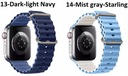 РЕМЕНЬ ДЛЯ Apple WATCH 2 3 4 5 6 7 8 9 SE ULTRA 2 38/40/41/42/44/45/49м Ocean