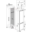 Vstavaná chladnička dvojdverová Whirlpool WHC20 T352 Model WHC20 T352