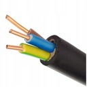 Kabel przewód prądowy ziemny YKY 1kV 3x1,5mm2 Kształt przewodu Okrągły