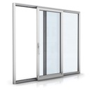 Okno Tarasowe Przesuwne Białe 1700 x 2100