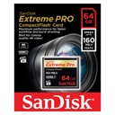 SANDISK Extreme PRO 64GB Compact Flash 160/100MB/s