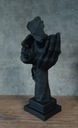 Скульптура - Тишина. H-33 см. Черный.