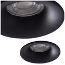Черный круглый встраиваемый светильник с петлей ADAMO MIDST