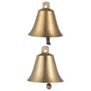 DZWONKI BRĄZOWE MOSIĘŻNE OTWARTE 2 SZT