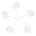 Трафарет для ногтей Sunny Almond Прозрачный 12 типсов x 5 шт.
