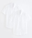 Koszula chłopięca biała krótki rękaw 11-12 lat 146-152 cm Marka George
