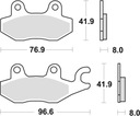 ZAPATAS DE FRENADO KH165 ORGANIC HONDA NSR 50 93-96 CB 125F 14-16, KAWASAKI E 