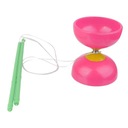 Розовый Diabolo с ручными палочками и набором струн