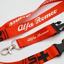 Ремешок для ключей ALFA ROMEO красный
