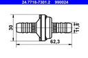 АТЕ 24.7718-7301.2 Клапан вакуумной линии
