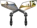 2x РЕГУЛИРУЕМЫЕ ЗЕРКАЛА КОНВЕКУС, ПОВОРОТНЫЕ НА 360°, ПЛОСКИЙ СПОРТИВНЫЙ ВЕЛОСИПЕД