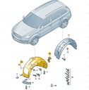 АРКА ПЕРЕДНЯЯ КОЛЕСНАЯ ЛЕВАЯ AUDI Q5 2009-2012 8R0821171F
