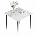 Кухонный стол для столовой, стол-чердак, мраморная столешница