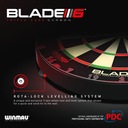 CIFERNÍK Winmau Blade 6 TRIPLE CORE šípky DART Hmotnosť (s balením) 5 kg