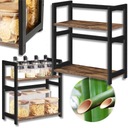 КУХОННАЯ ПОЛКА ДЛЯ СПЕЦИЙ, БАМБУК, НАСТОЛЬНАЯ ПОЛКА, ОРГАНАЙЗЕР, ПОДСТАВКА