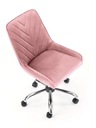 Аккуратное вращающееся кресло для подростков РИКО - розовый