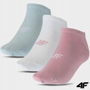 Dámske ponožky 4F Ponožky Bavlnené Príležitostné Na Každý Deň 3-PAK Pohlavie Výrobok pre ženy