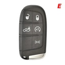 CS017021 3/4/5 BUTTON REMOTE KEY SHELL PARA FIAT 500 500L 500X TORO 2~58254 