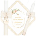 КРЕЩЕННАЯ СВЕЧА, КРЕЩЕСТВЕННЫЙ ПЛЕН, ГРАВИРОВАННАЯ СВЕЧА